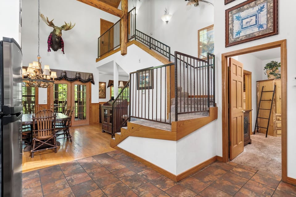 Open Floor Plan, Stairs Leading to Upper Bedroom