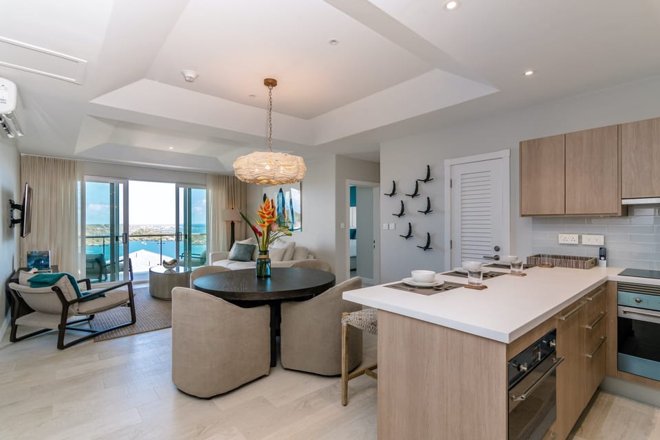 Dining and living area