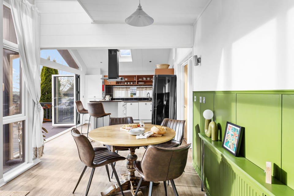 The dining table and kitchen  - Parracombe