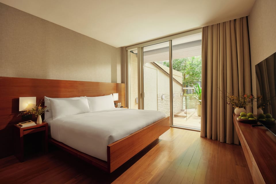 In-room safe, desk, laptop workspace, blackout drapes