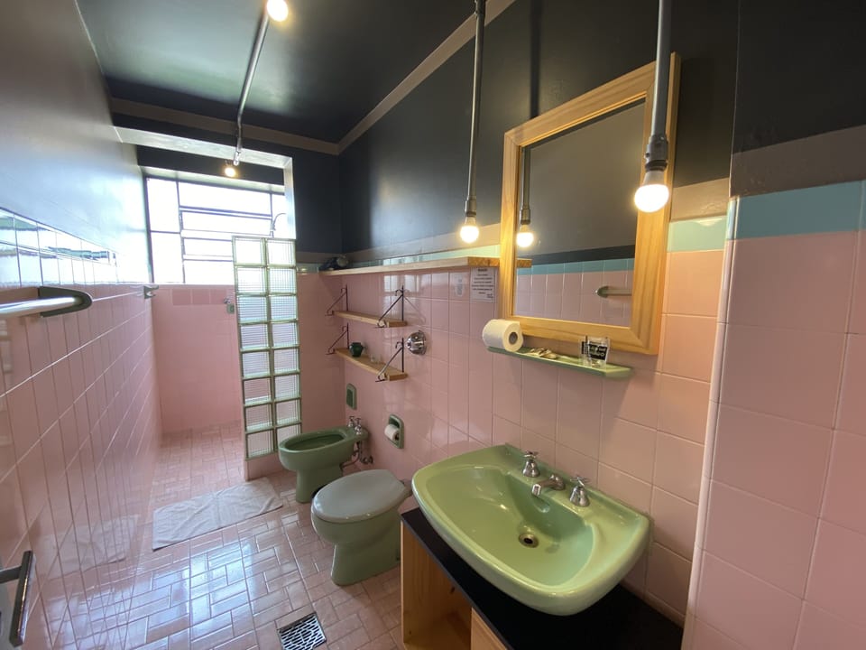 Romantic Double Room | Bathroom | Shower, towels