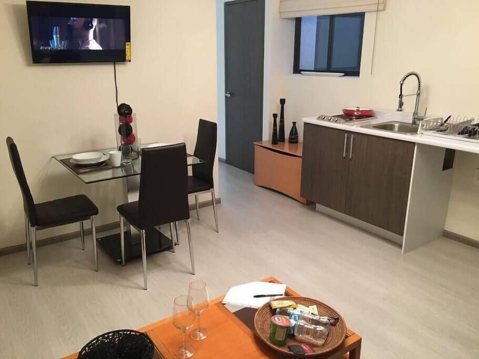 The apartment...