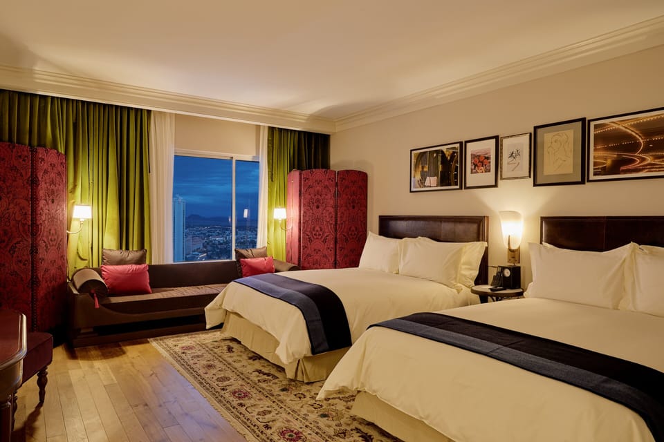 The Reserve Classic Two Queen | Premium bedding, pillowtop beds, in-room safe, iron/ironing board