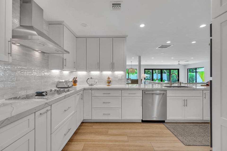 Enjoy your favorite treats in the beautiful kitchen!