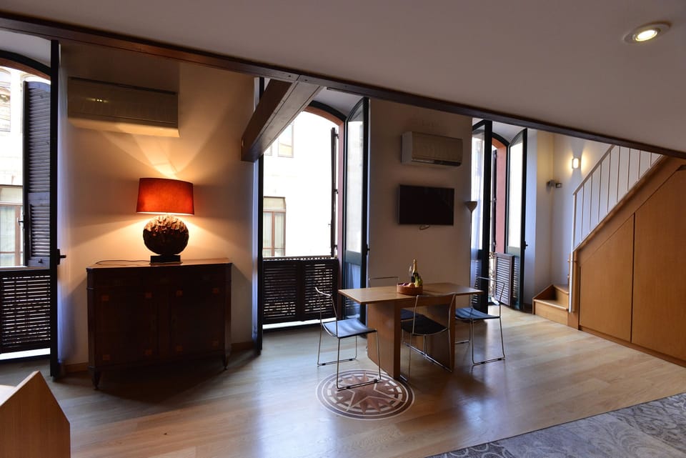 Apartment | Living area | 49-inch flat-screen TV with cable channels, TV