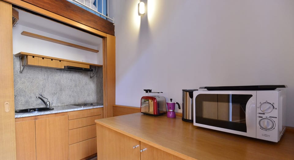 Apartment | Private kitchenette | Full-size fridge, microwave, oven, stovetop