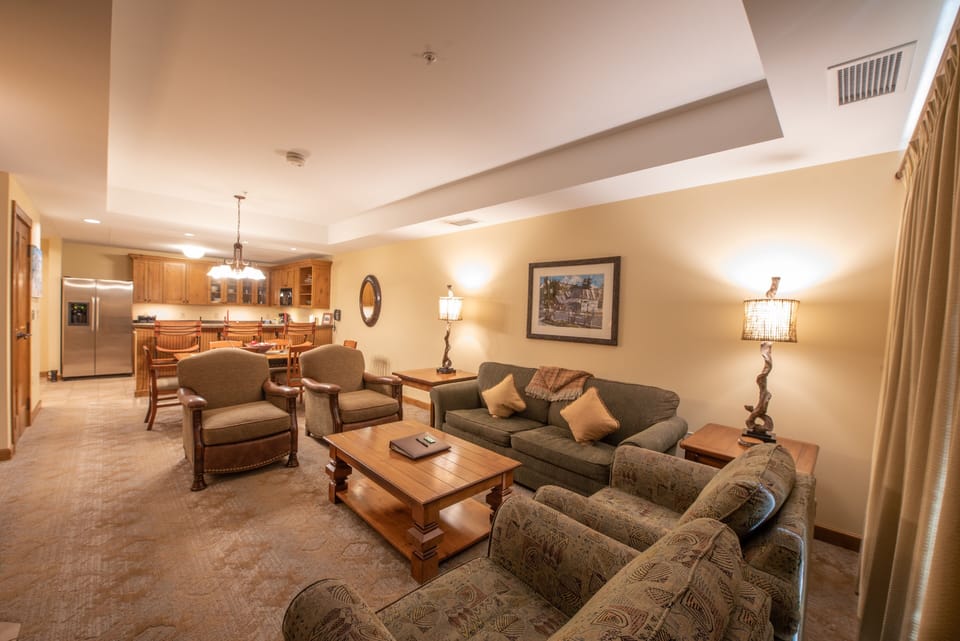Condo, 2 Bedrooms | Living area | 42-inch TV with cable channels