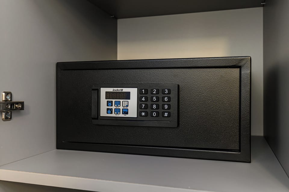 Minibar, in-room safe, desk, laptop workspace