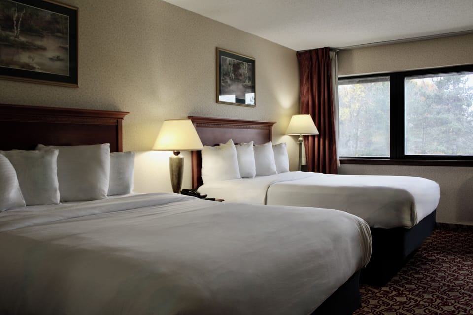 Standard Room, 2 Queen Beds | Premium bedding, pillowtop beds, blackout drapes, iron/ironing board