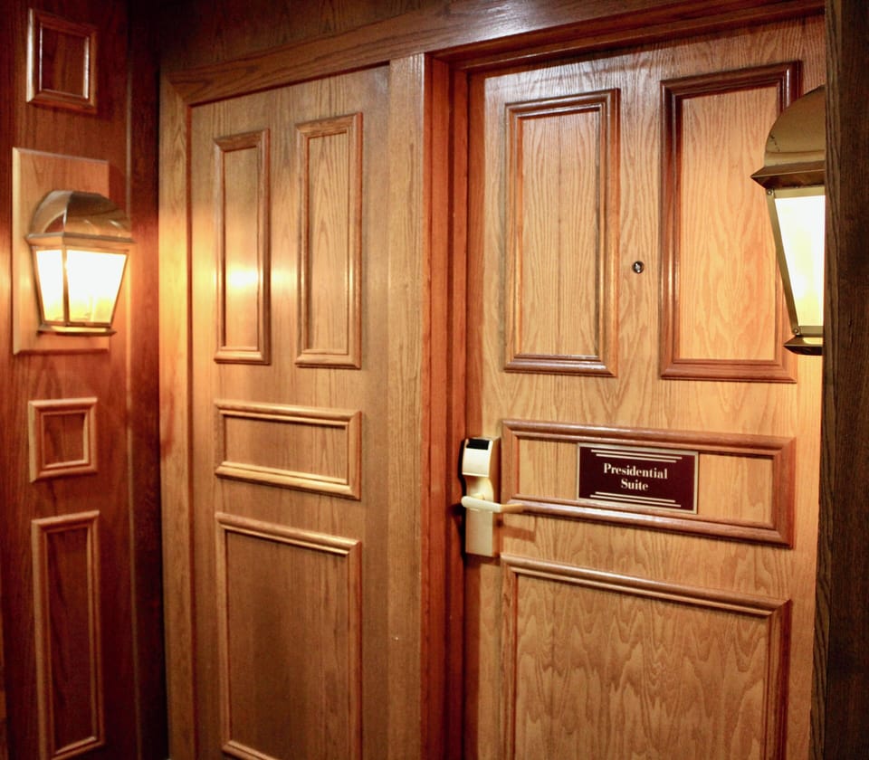 Presidential Studio Suite | Premium bedding, pillowtop beds, blackout drapes, iron/ironing board