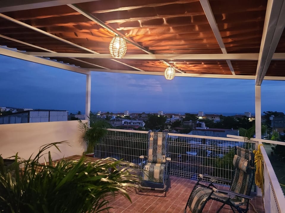 ROOF PALAPA. Get breath-taking views of beach, ocean, sunrise & sunset from here