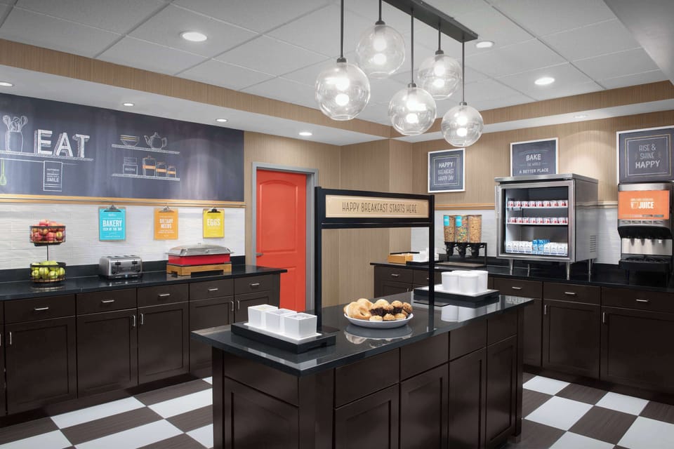 Free daily buffet breakfast