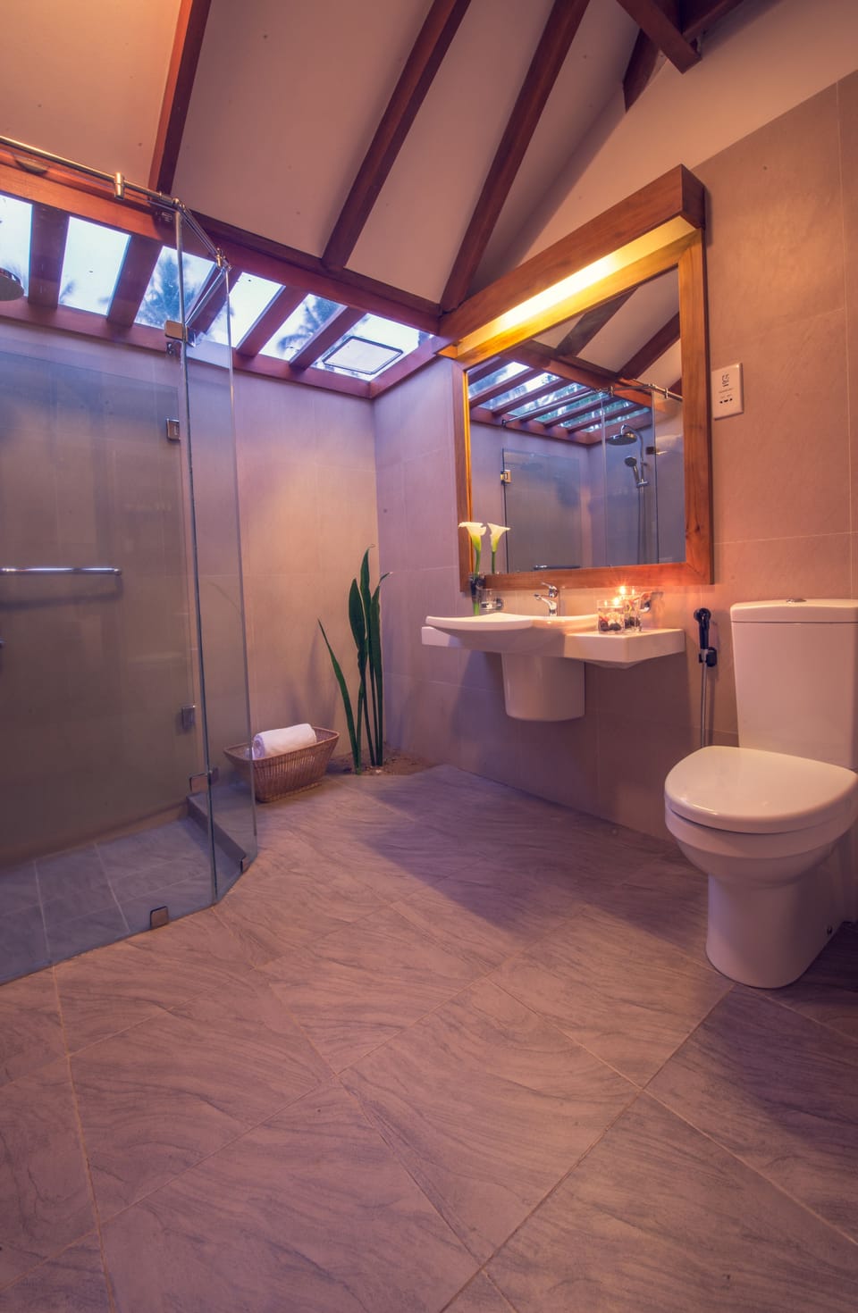 Deluxe Bungalow | Bathroom | Shower, rainfall showerhead, free toiletries, hair dryer
