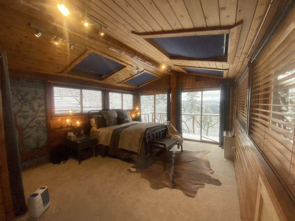 Master bedroom . Amazing views!