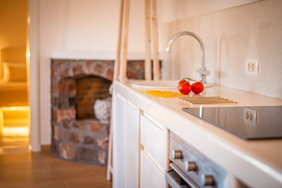 Villa, 2 Bedrooms, Hot Tub | Private kitchen | Full-size fridge, oven, stovetop, coffee/tea maker