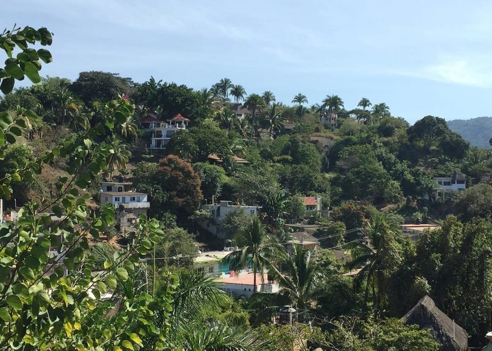 Beautiful views of the town and hillside