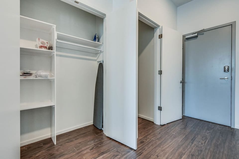 Plenty of closet space for you to hang your belongings while you're here. 