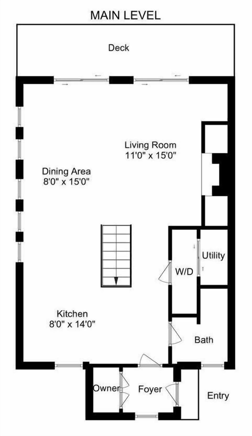 House, Multiple Beds (Hemlock Ridge 6A) | Floor plan