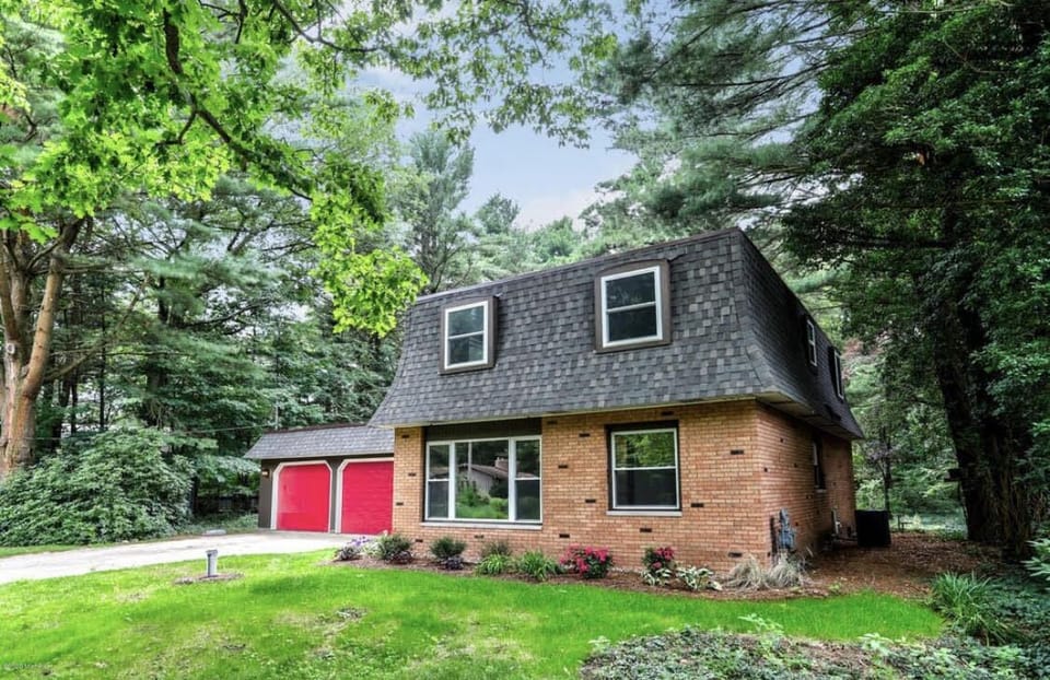 Your first view of this beautiful house will look something like this