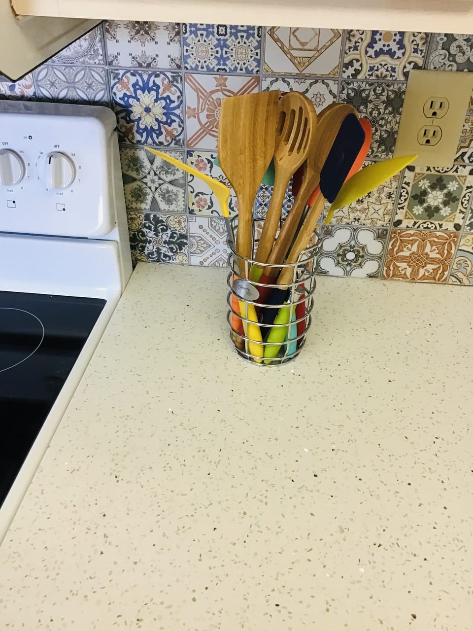 Plenty of utensils in the kitchen