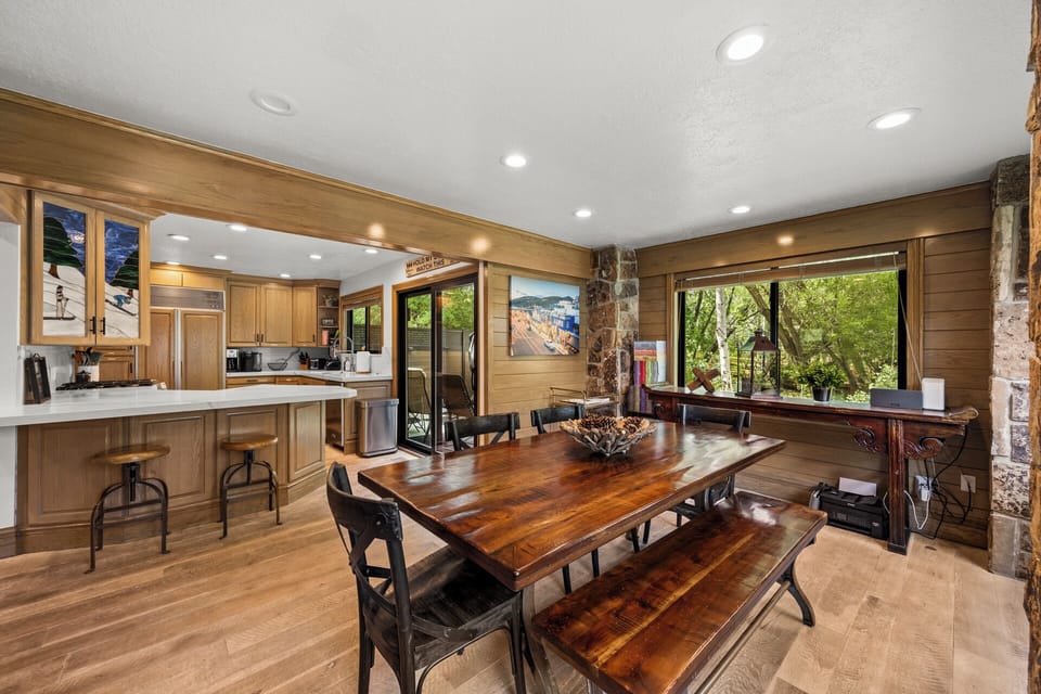 Custom dining table that fits 7