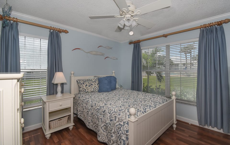 Guest bedroom with dresser
