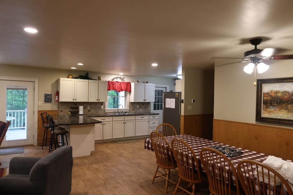 view of the kitchen from the front door