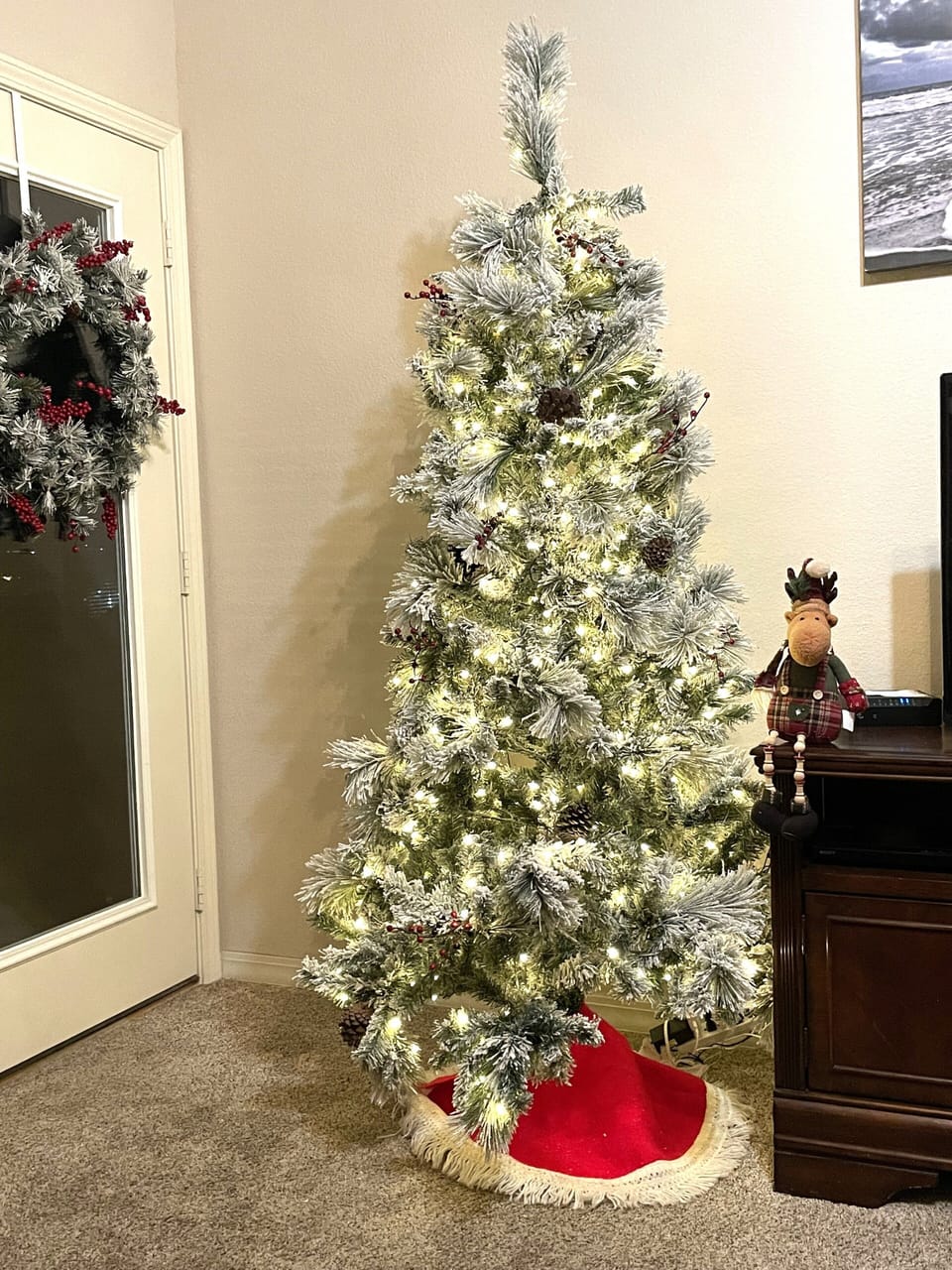 Christmas Decorations are subject to change and are typically up by late fall, sometimes earlier