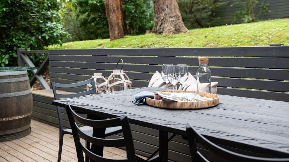 Alfresco dining area