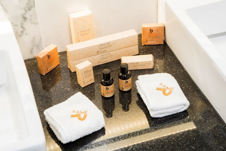 Suite, Private Pool | Bathroom amenities | Designer toiletries, hair dryer, towels, soap