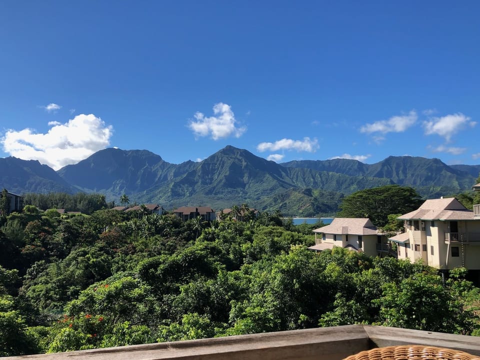 View from villa