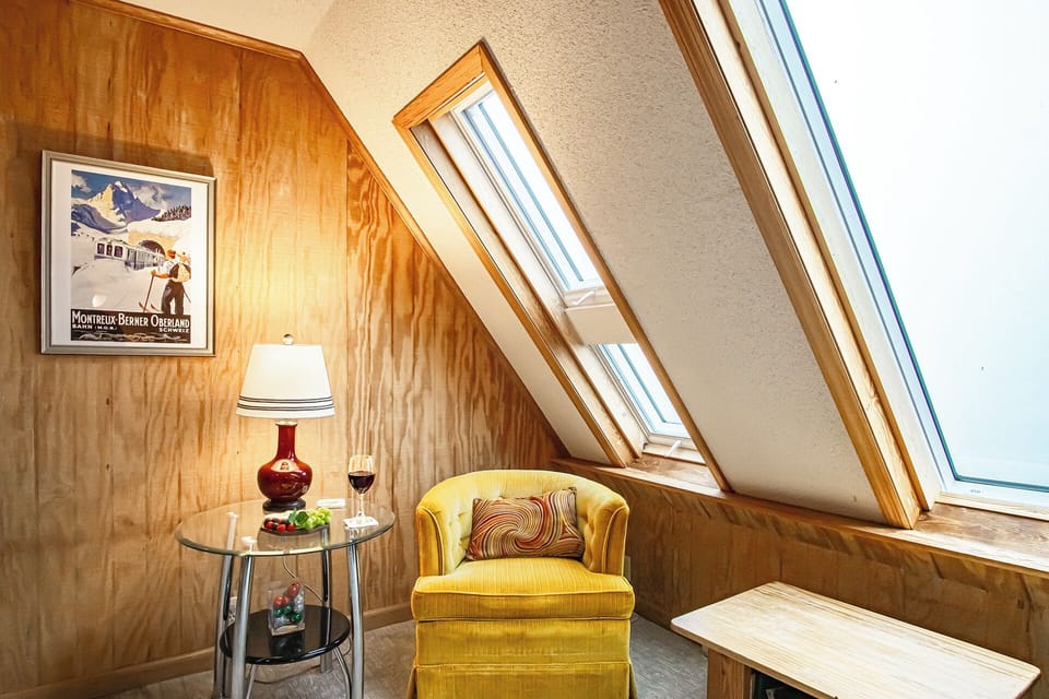 Reading nook.