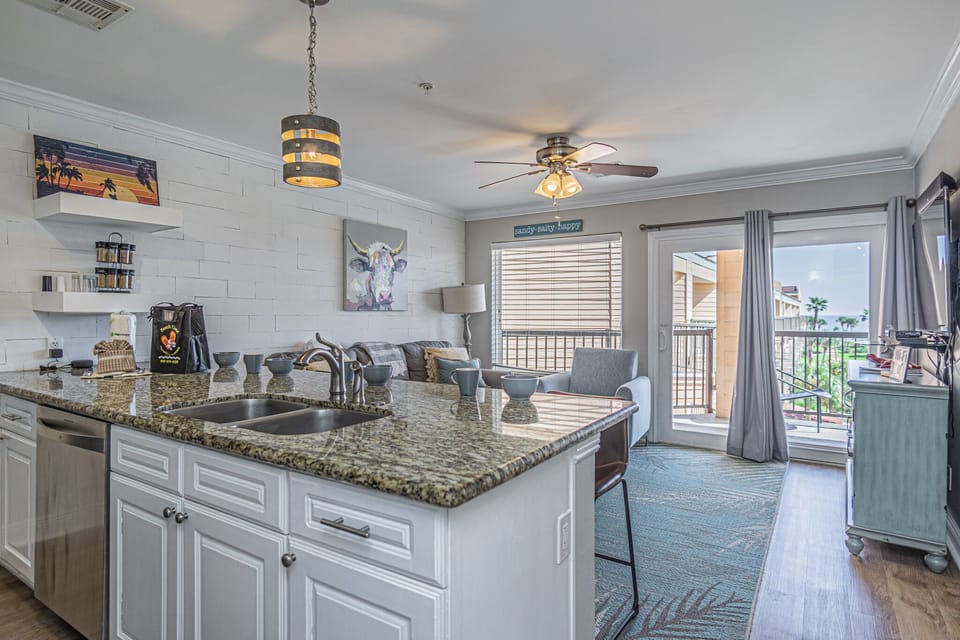 2 bedroom, Ocean View. Modern living with some southern charm.