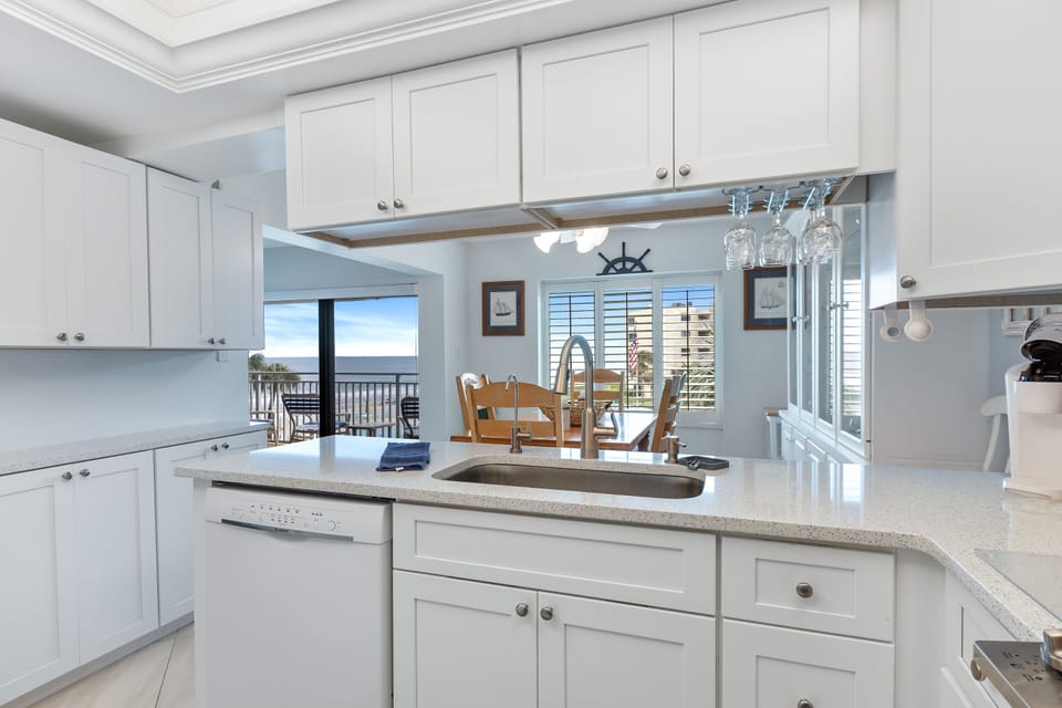 Prepare your meal with a view.