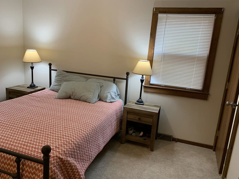 Private and comfortable master bedroom.