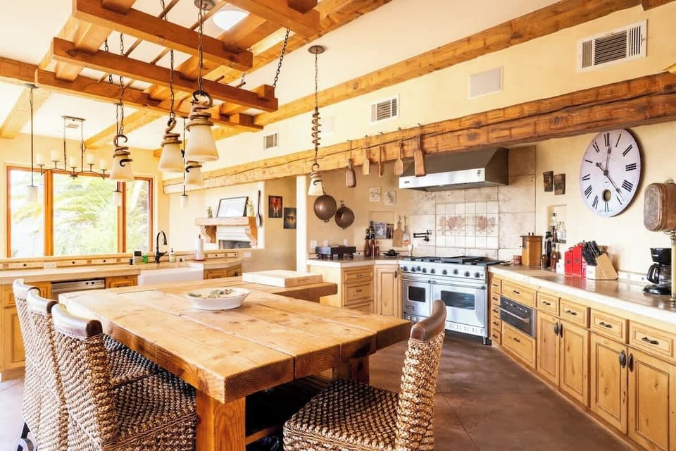 Fill the house with delicious aromas while you cook in the large, gourmet kitchen