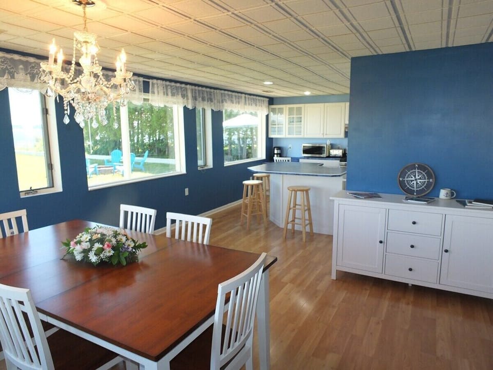 DINING ROOM:  Looking from the dining room into the kitchen.