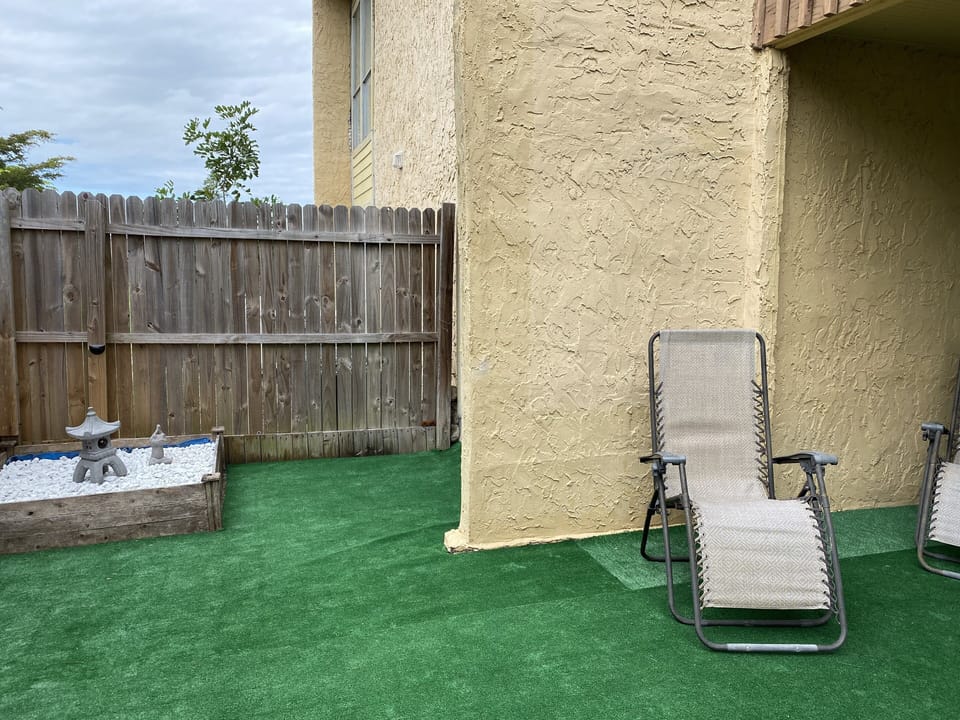 Enclosed patio