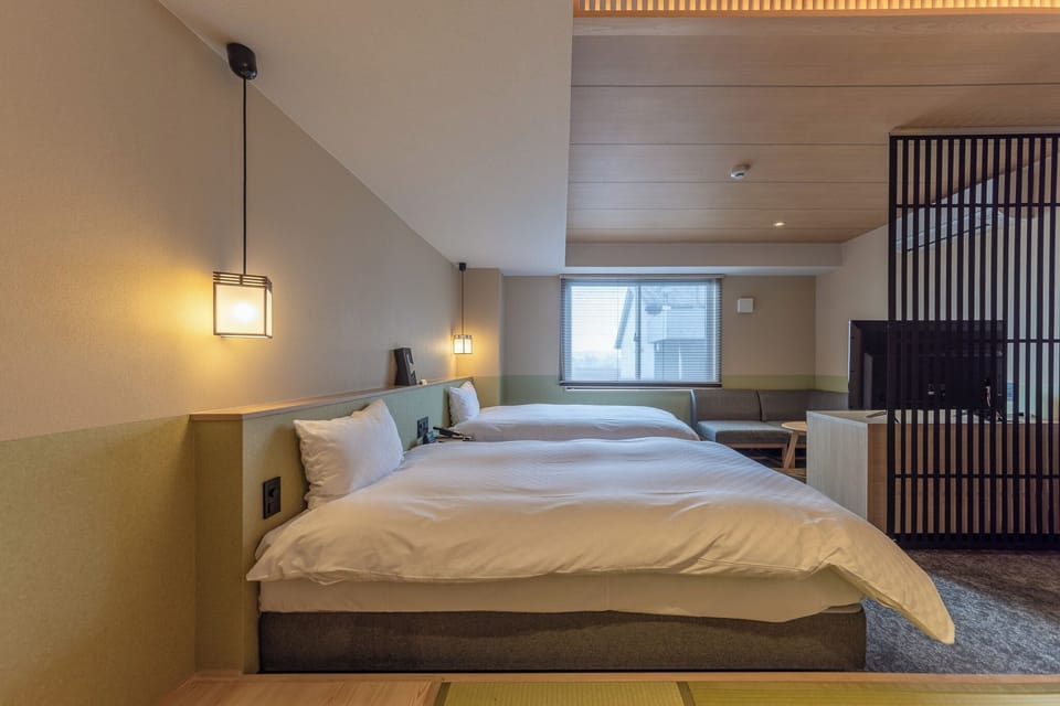 Standard Twin with Tatami, Non Smoking | Free WiFi, bed sheets