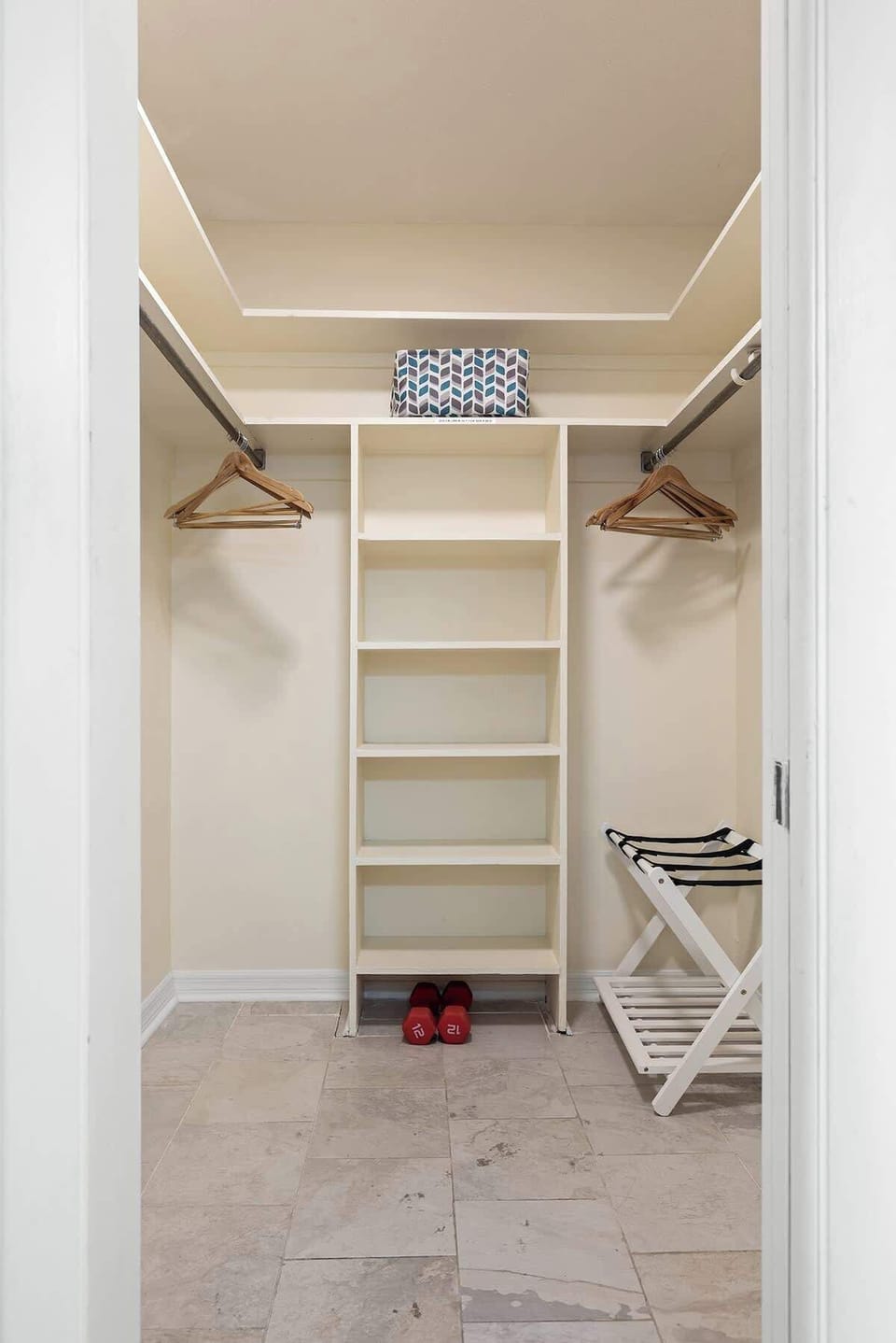 Master bedroom walk-in closet