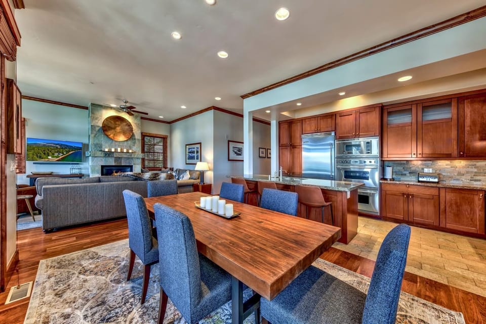 Stories will be told and family memories will be made gathered around this dining room table.