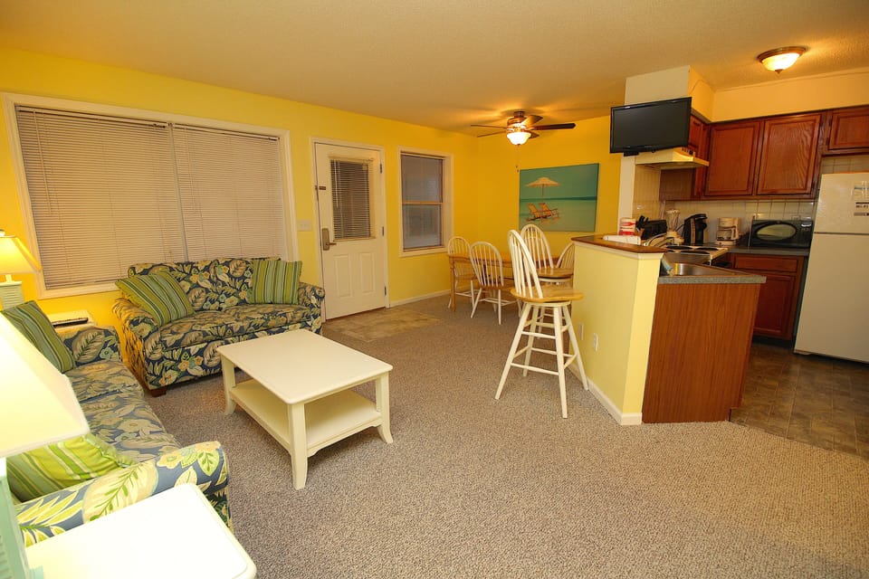 Standard Condo, 2 Bedrooms | Living area | LCD TV, DVD player