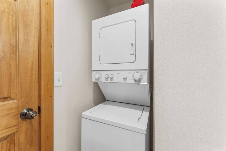 Washer and dryer are in the 2nd master bathroom