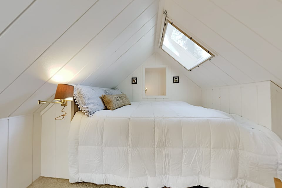 Upstairs loft…must climb vertical ladder 