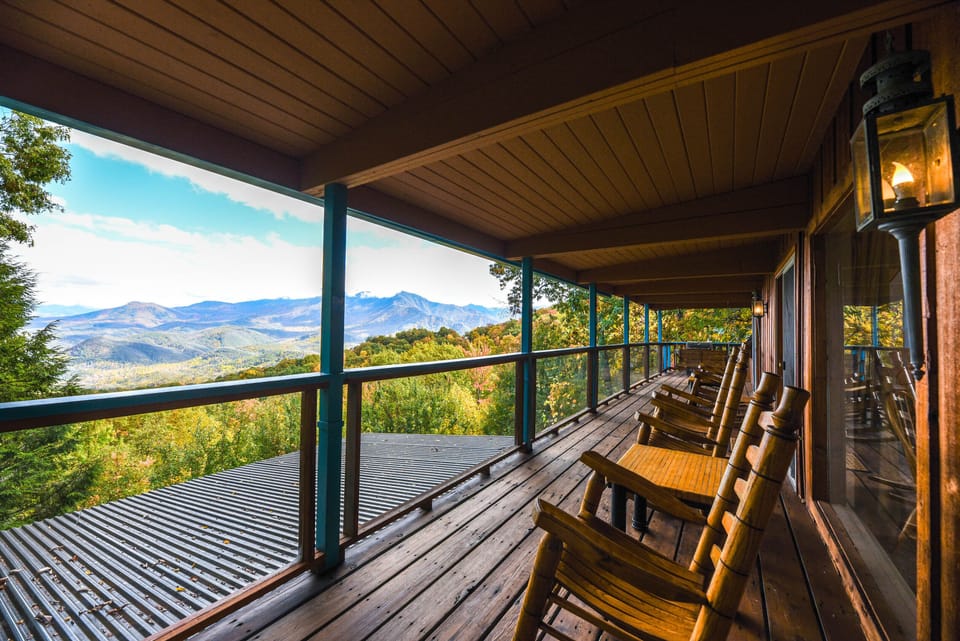 The view from the covered main deck
