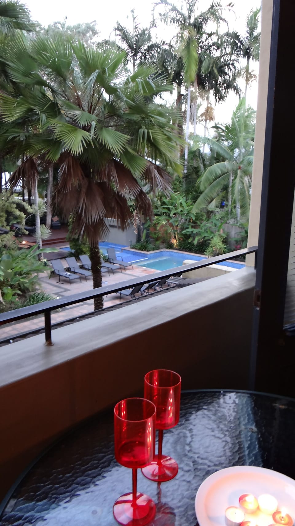 View from our very private balcony