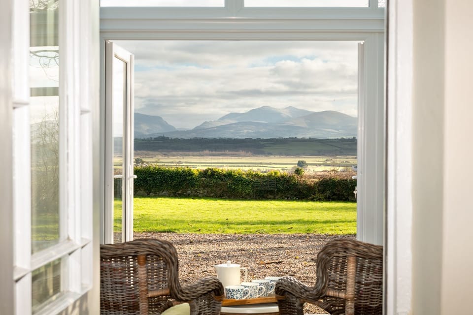 Ty Fferam Bailey View from front door