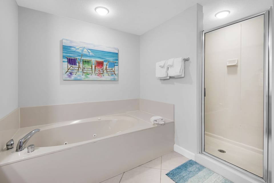 Master bath and walk-in shower