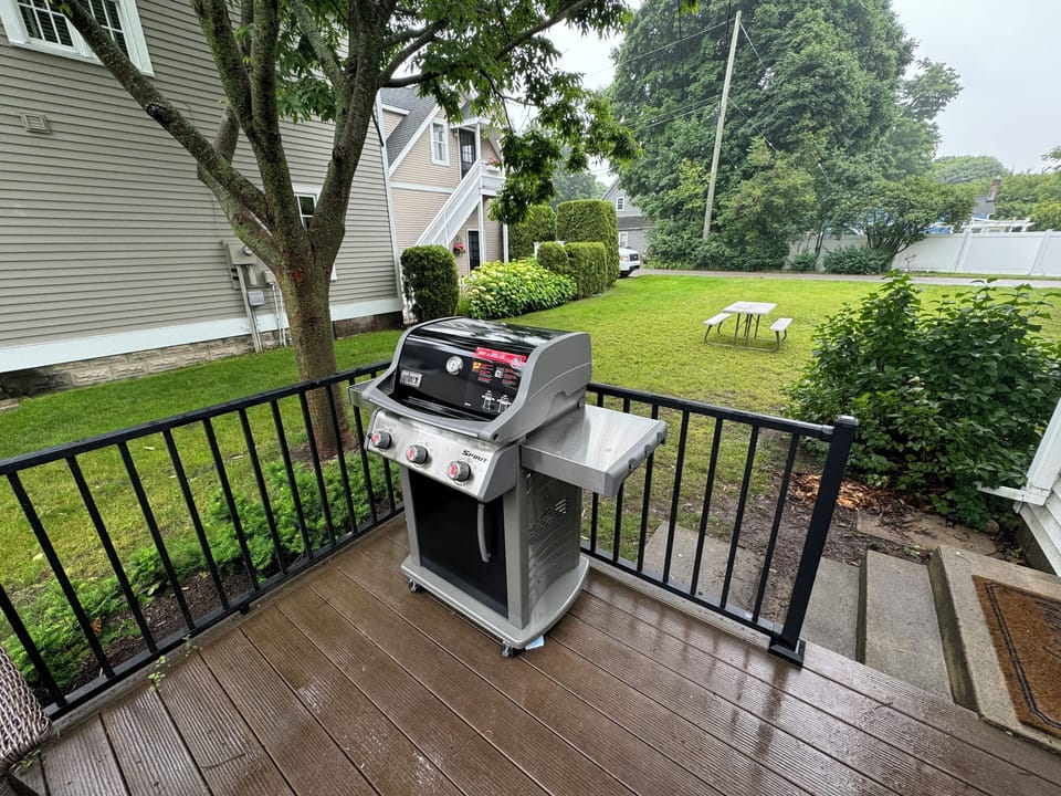 Great porch and new grill