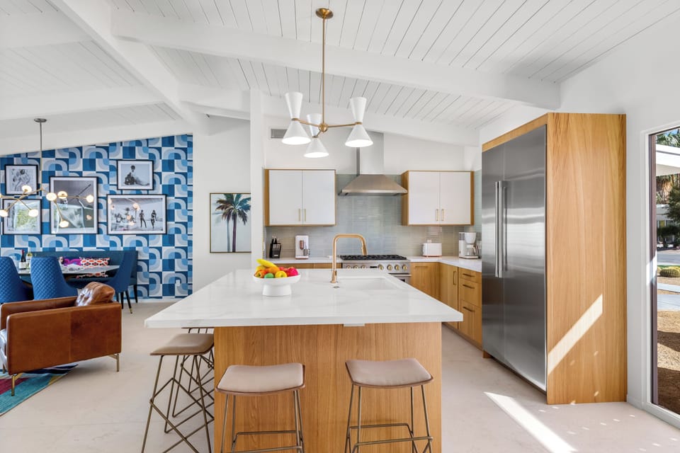 Impeccable chef's kitchen.